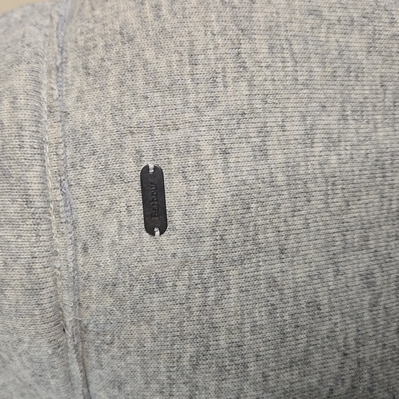 Barbour Millfire Knit Jumper – Light Grey Marl Winter Tartan Wool Blend US 14 - Picture 9 of 13